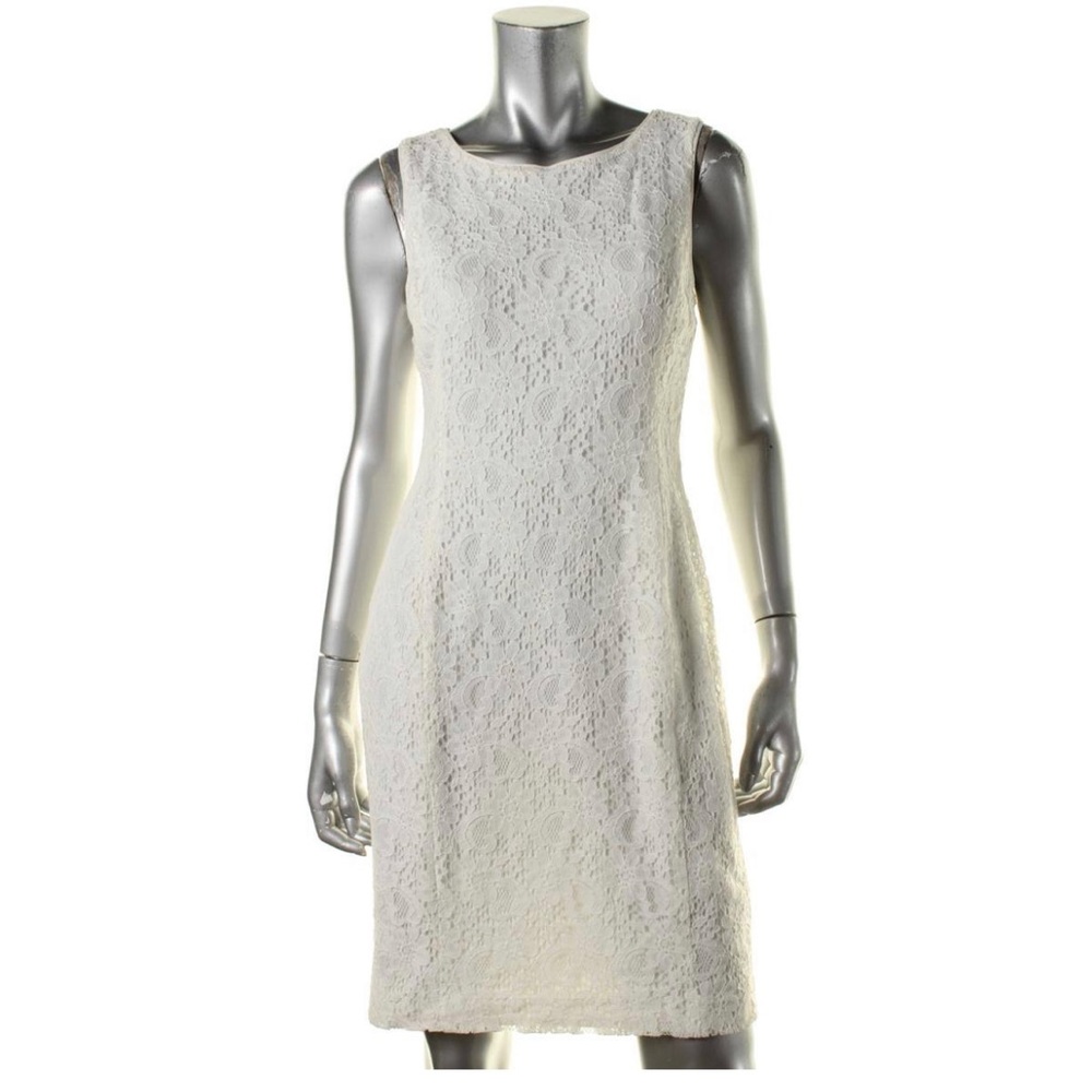 Lauren Ralph Lauren Cream Lace Dress